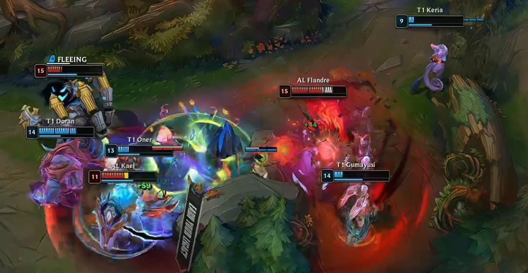 圣枪哥铁男！这个铁男游起来了啊！AL要稳住！3-1拿下T1！！圣枪哥铁男​​​