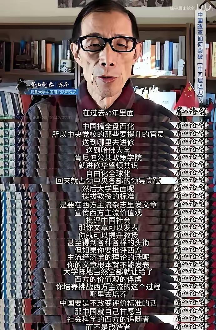 陈平教授这番话直击问题要害，可以说是点了公知们的死穴，把西方培养殖人的操作流程给