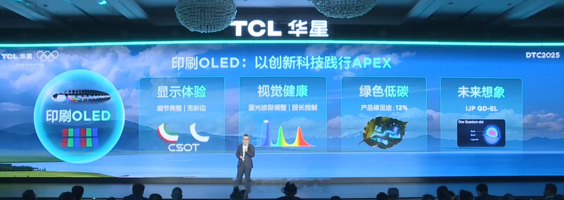 TCL华星已经投建全球第一条规模化量产的G8.6代印刷OLED产线，总