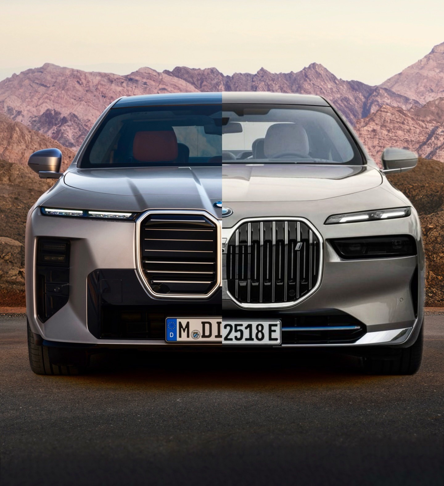 宝马7系这改的是啥呀，看尾灯我以为腾势新出大轿车了全新bmw7系