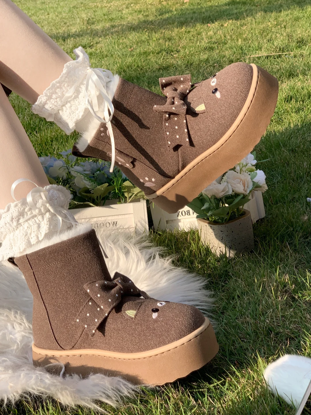 拜托 女孩子真的拒绝不了这双棕色🎀