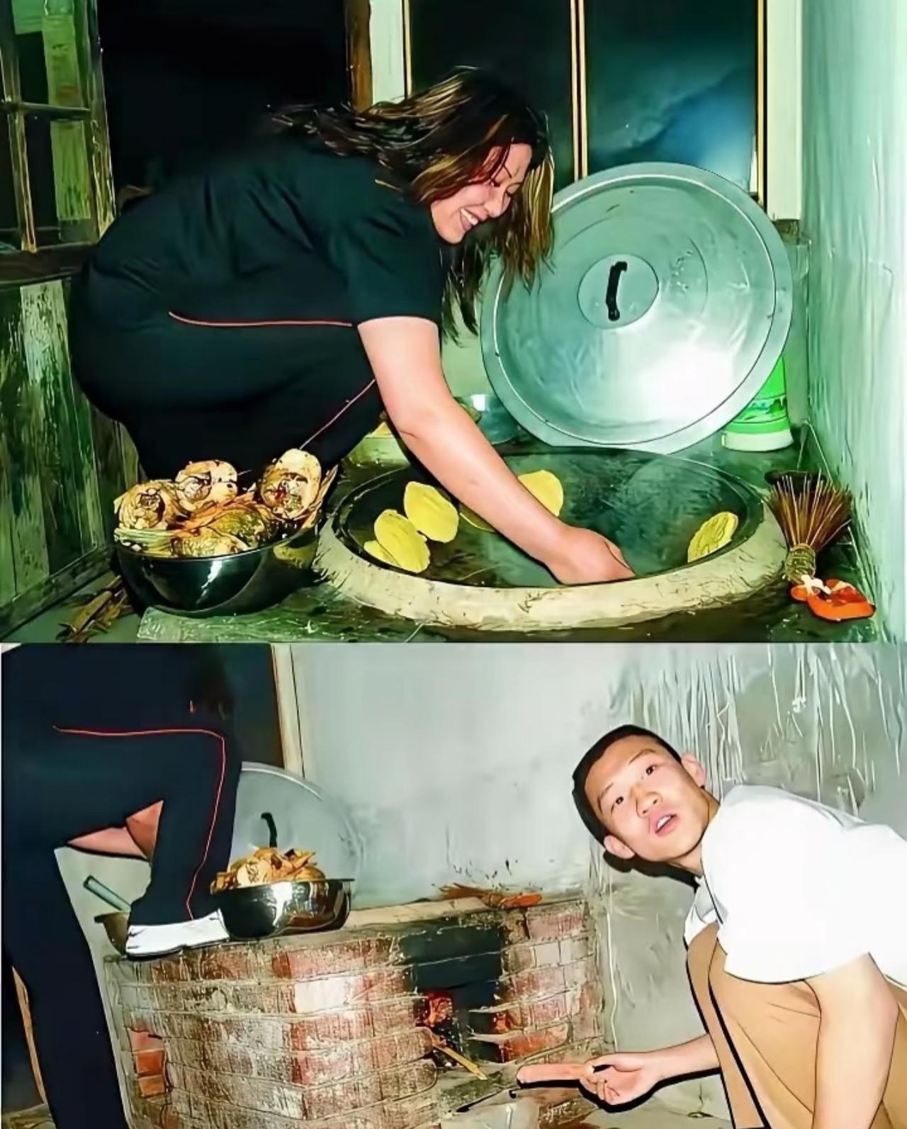 德云社早年的餐饭给我看馋了，地道的大锅贴饼看上去就馋。当年师母王惠亲手做贴饼