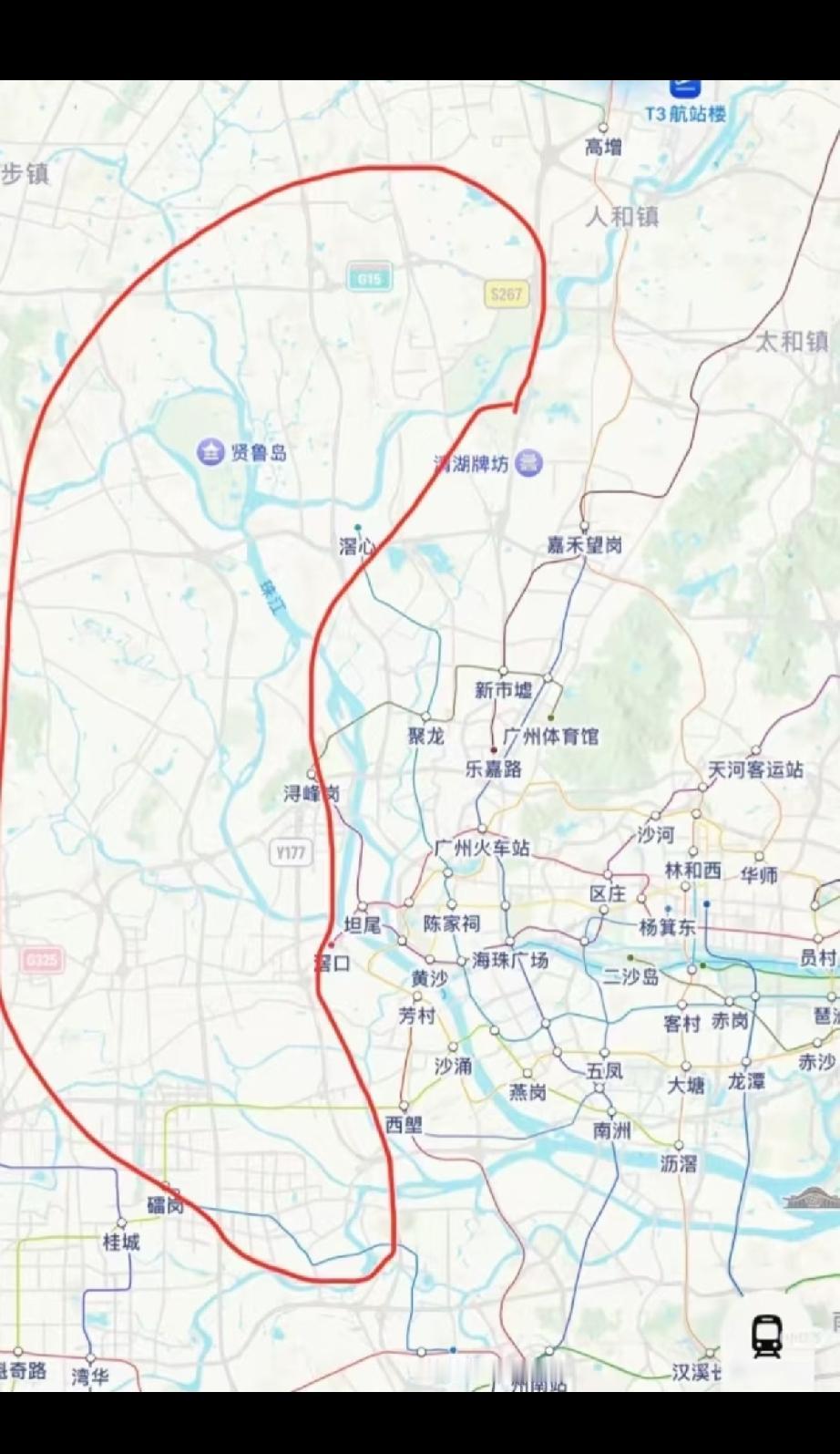 为什么佛山不发展它的右边呢？[笑着哭]