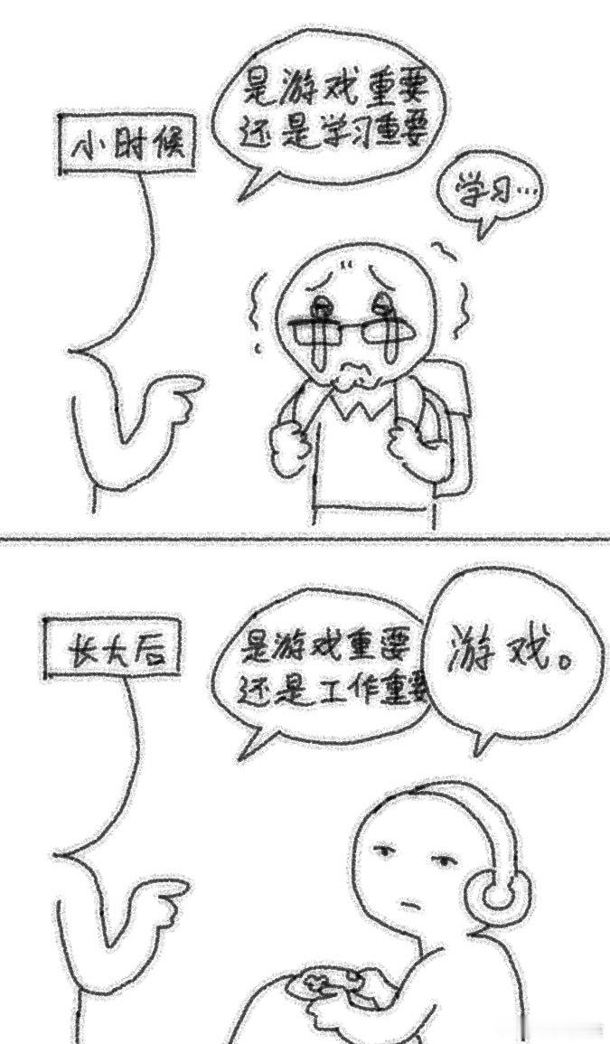 工作重要还是打游戏重要