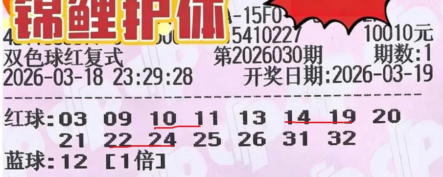 1万大复式中62万奖金！湖南顶级1万复式提前公开晒票，15+1组合成功全中6码红