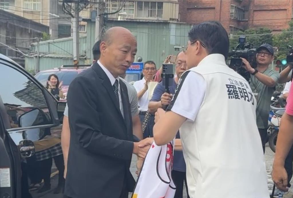 韩国瑜：台湾绝对不能走向民进党一党独裁台“立法院长”韩国瑜今日赴新北市新店区合