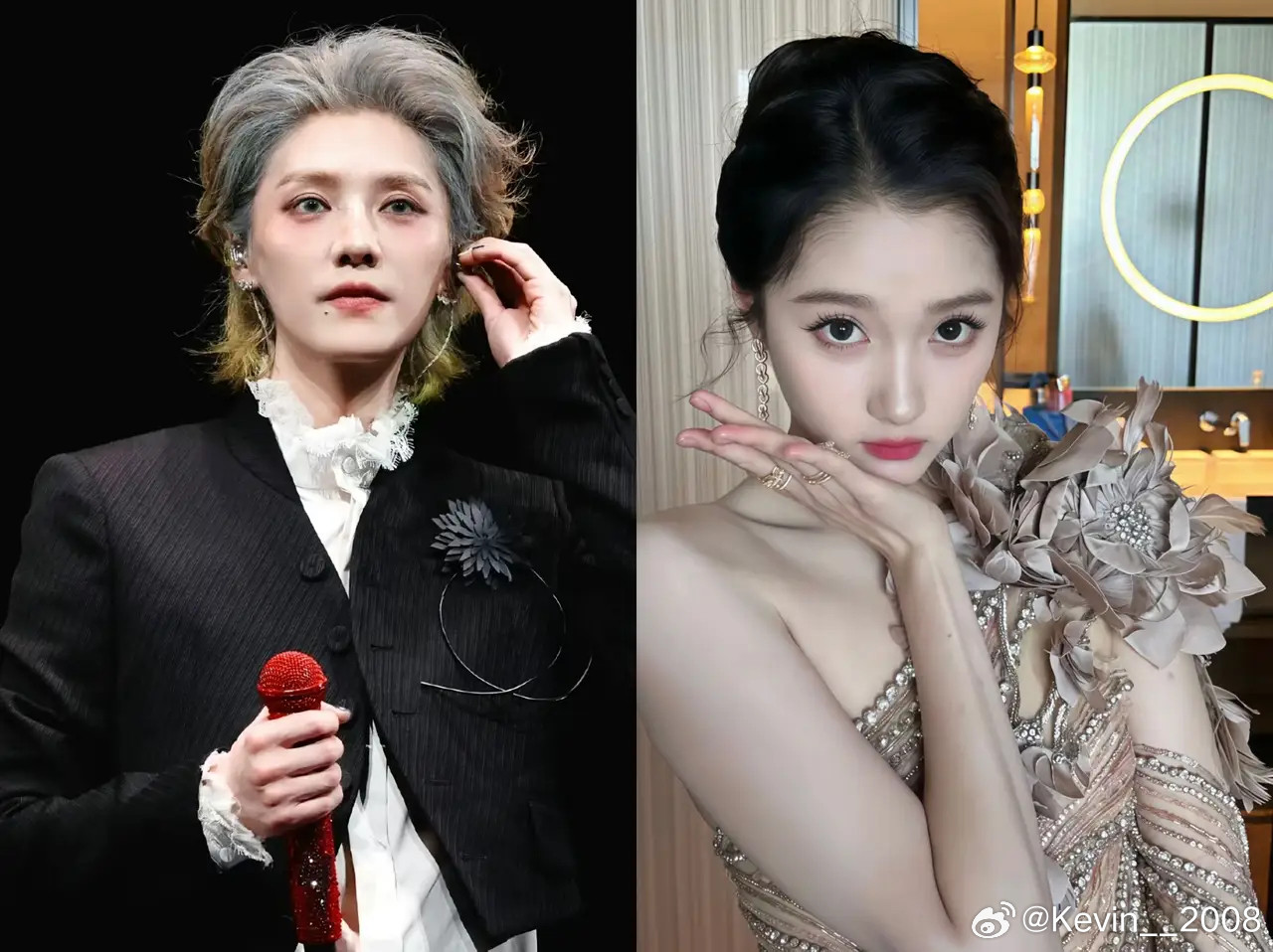 鹿晗四巡演唱会状态其实很差，感觉他是真的不开心，很疲惫的感觉而同一天关晓彤在上海