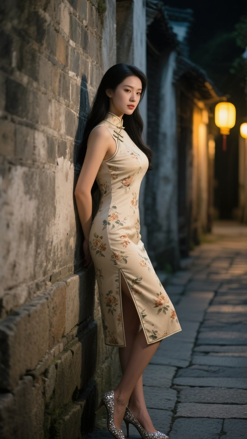 绝色佳人旗袍摇曳生姿美女写真