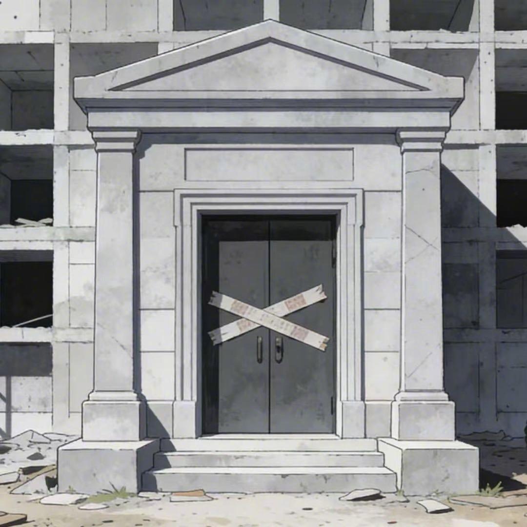 小区里有那么几套房，常年大门紧闭，窗户被红砖封得严严实实，平时连个人影都看不到，