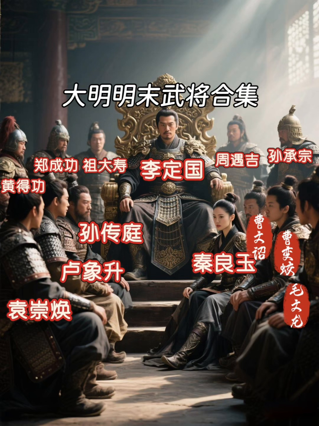 明末武将盘点，还缺什么人？