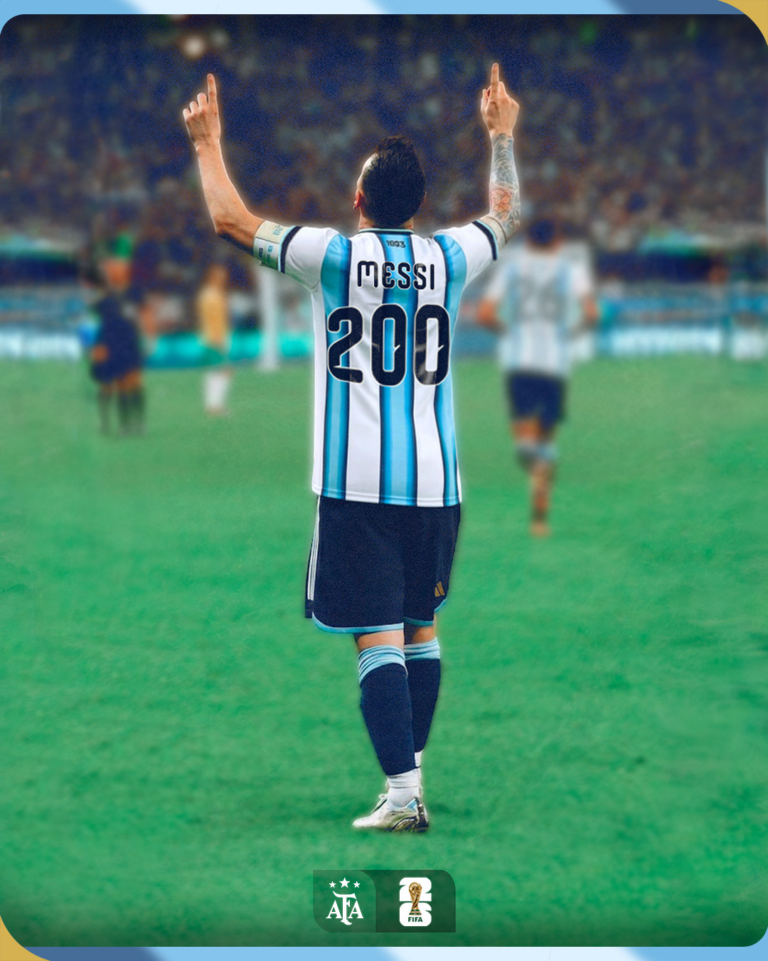 GOOOOOOOOOOOOOOOAL！还得是球王！梅西世界波破门！！！梅西阿根廷