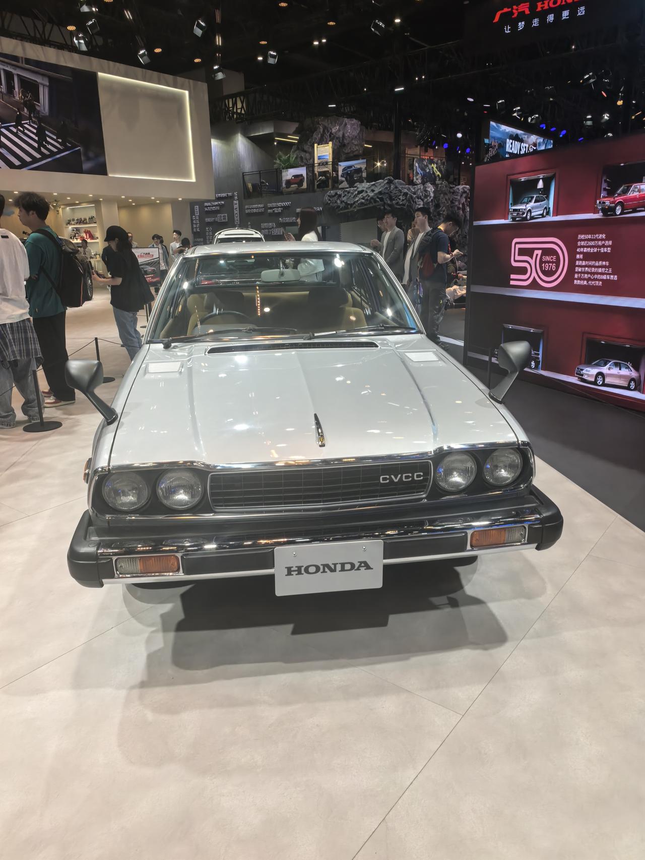 2026年北京车展，一台1976年的老车，可能是全场最值得看的主角。广汽本田这