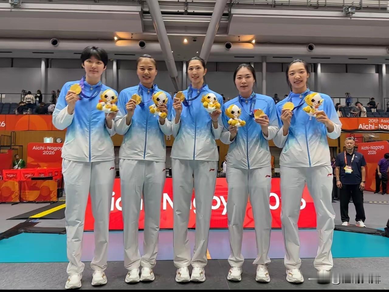 没有江苏女排5朵金花，就没有亚运会的冠军！这五个人对中国女排那是缺一不可啊！