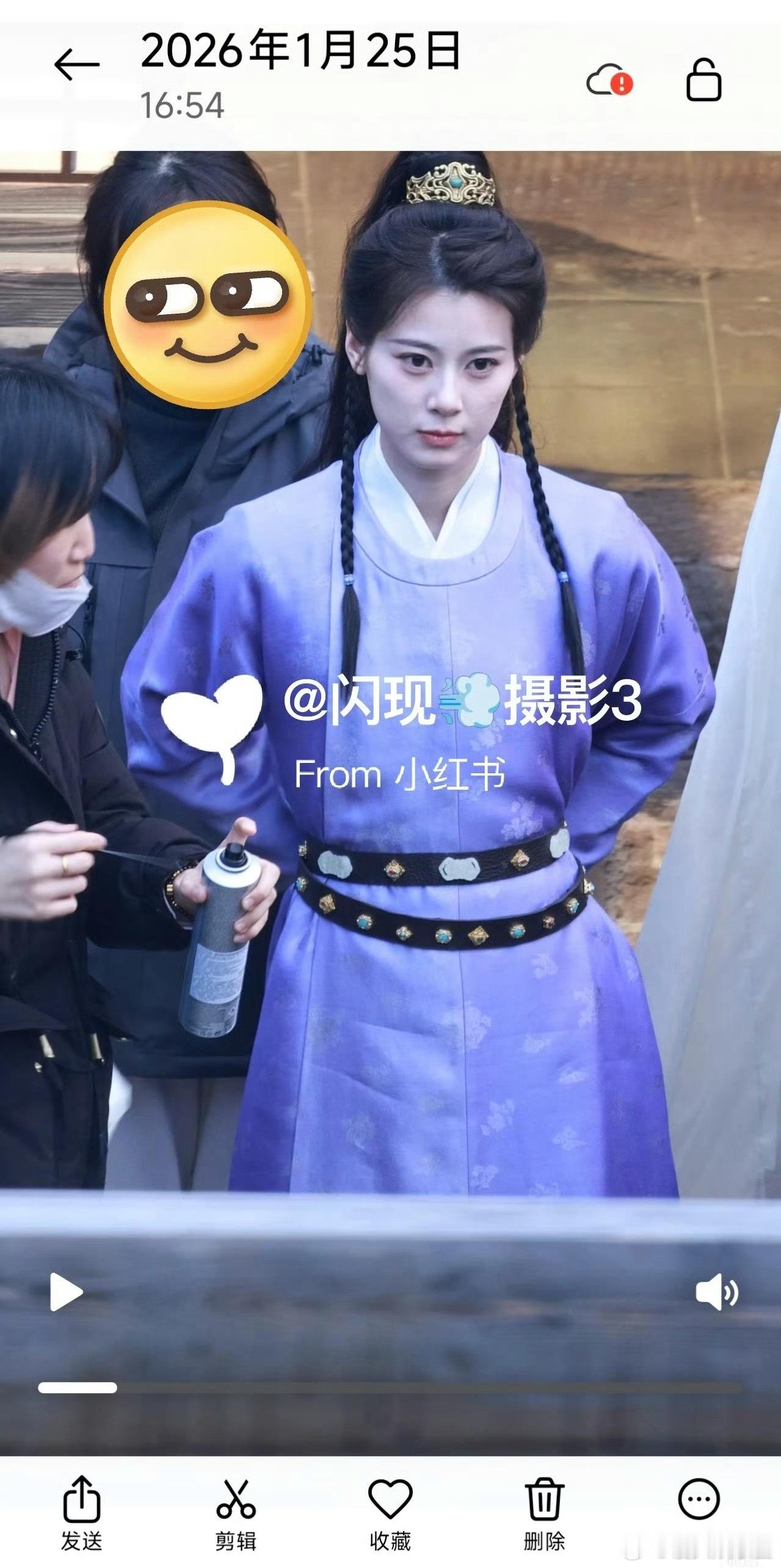 《何不同舟渡》赵昭仪生图🈶️，怎么看起来像素人