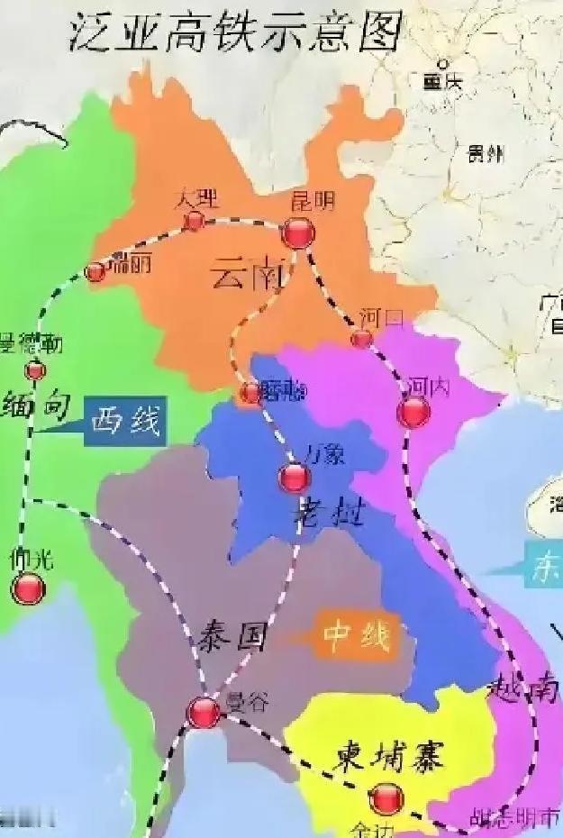 快讯！泰国突然宣布了中泰铁路加速推进，七月已动工，目标是2029年全线通车