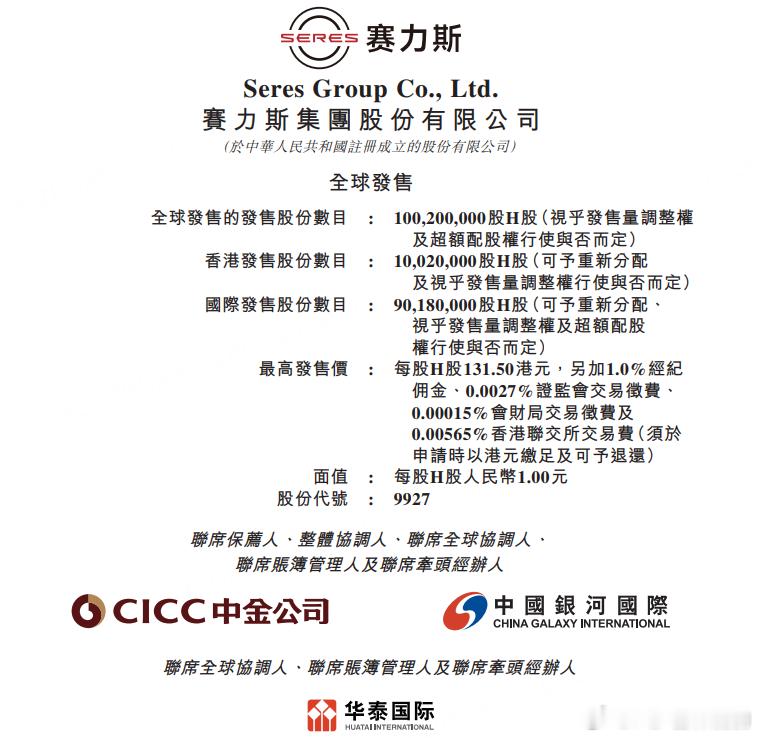 赛力斯拟香港上市【毛利】2023年7.2%2024年的3.8%,同比增加16.6
