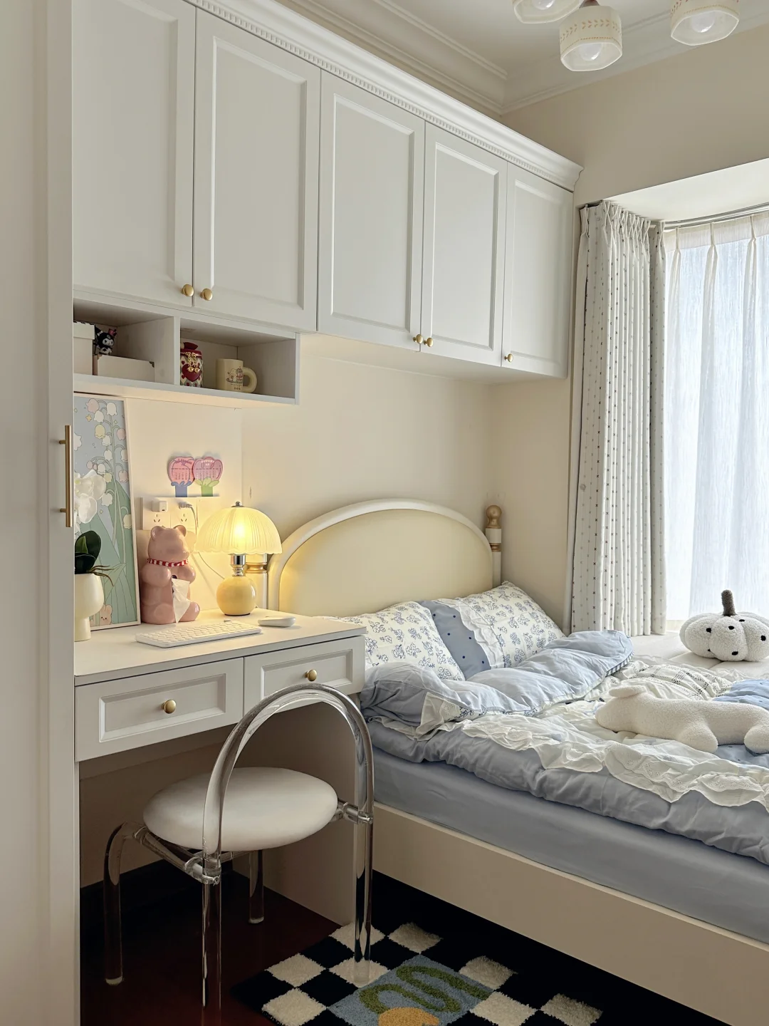 谁懂啊！5㎡小卧室这样布置真的好看又温馨🩵