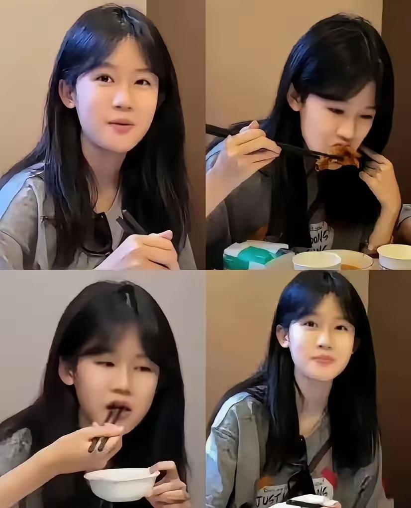 陆毅家的餐桌视频，这两天在家长群里传疯了。17岁的贝儿捏着大虾，手指蜷着不