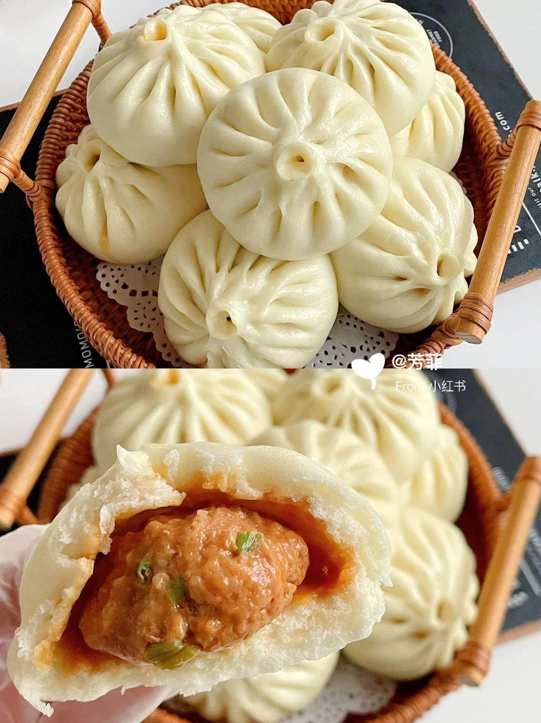 无敌好吃❗️能爆汁的鲜肉包子，比买的还香～