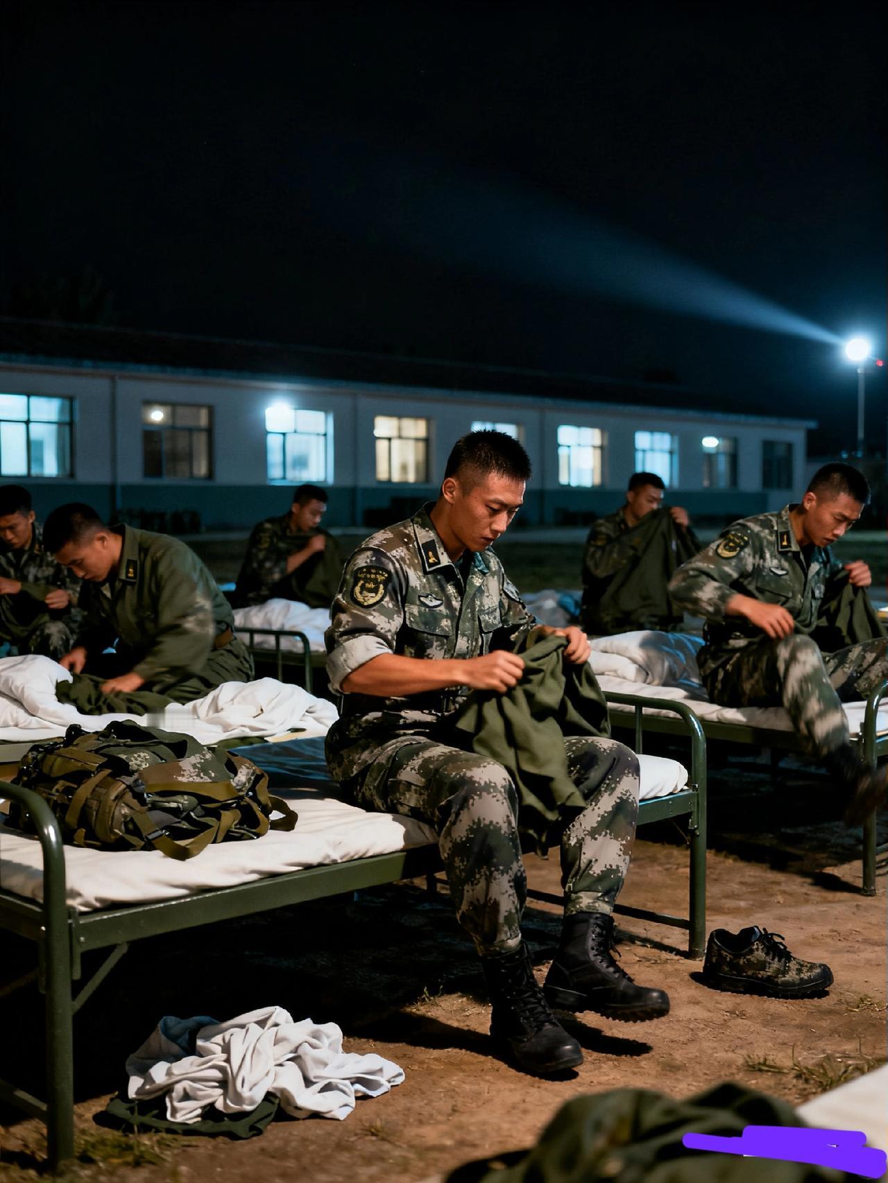 深夜哨声划破寂静！解放军紧急拉动考核曝光，细节看哭网友凌晨的营区突然响起尖