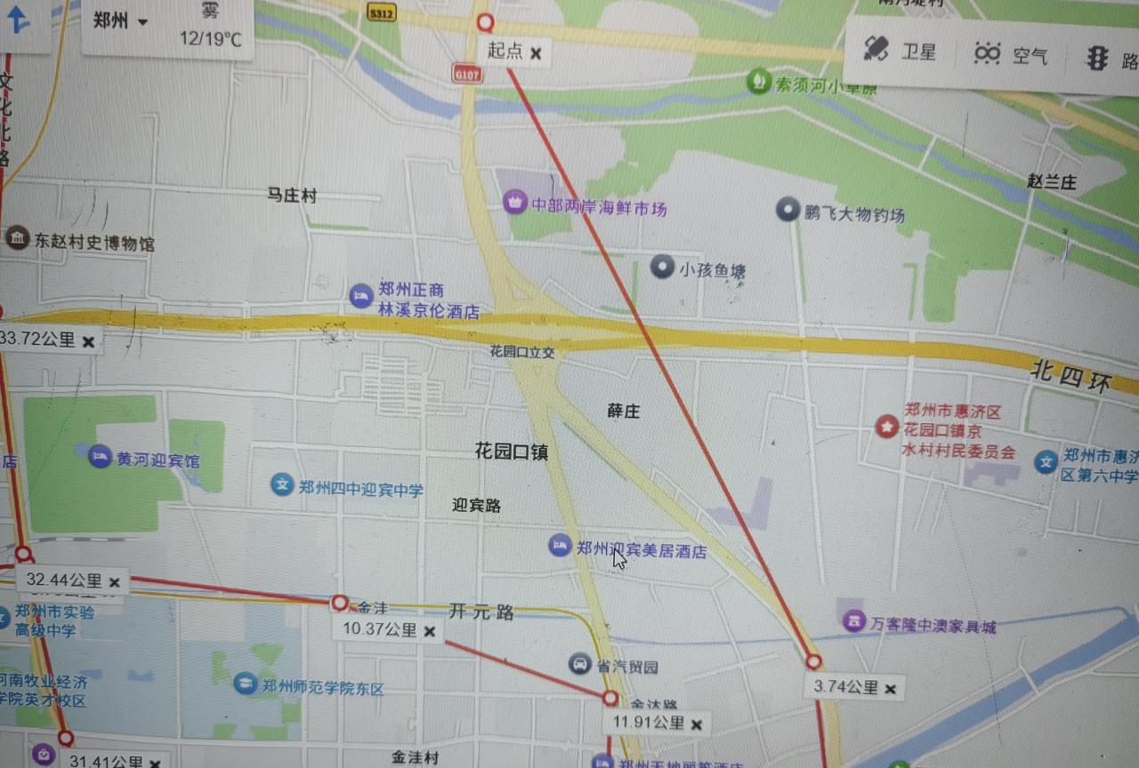 郑州地铁11号线自制规划图线路名称：郑州地铁11号线起止点：花园口-新郑东站