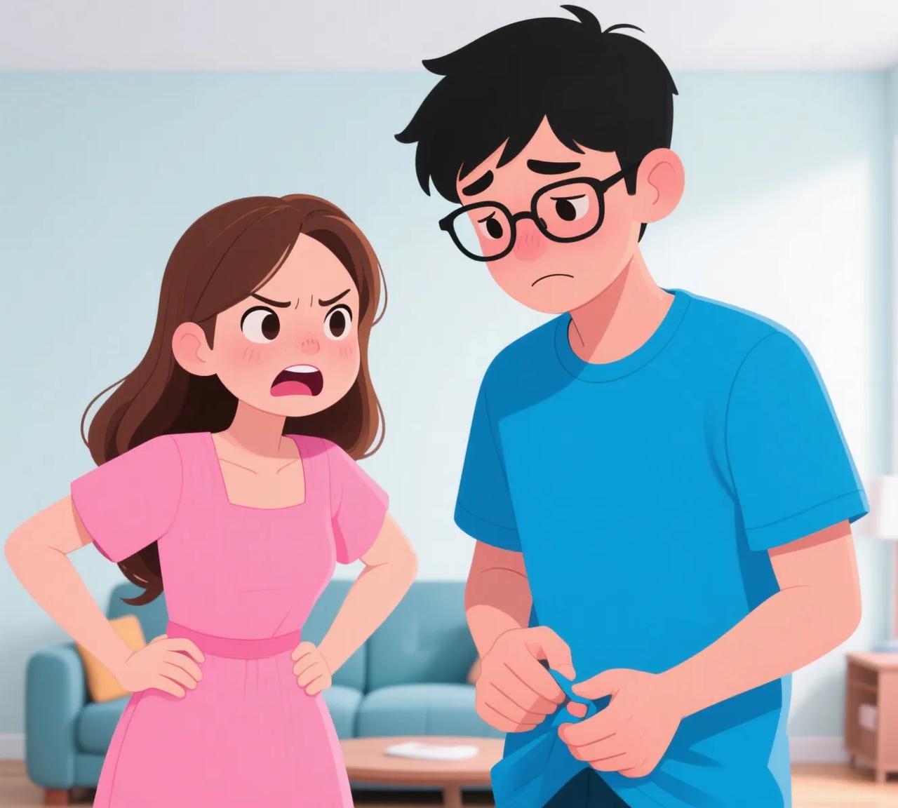 今天跟媳妇吵架了，原因是因为收拾桌子的问题，我今天很累，想着明天早上起来收拾