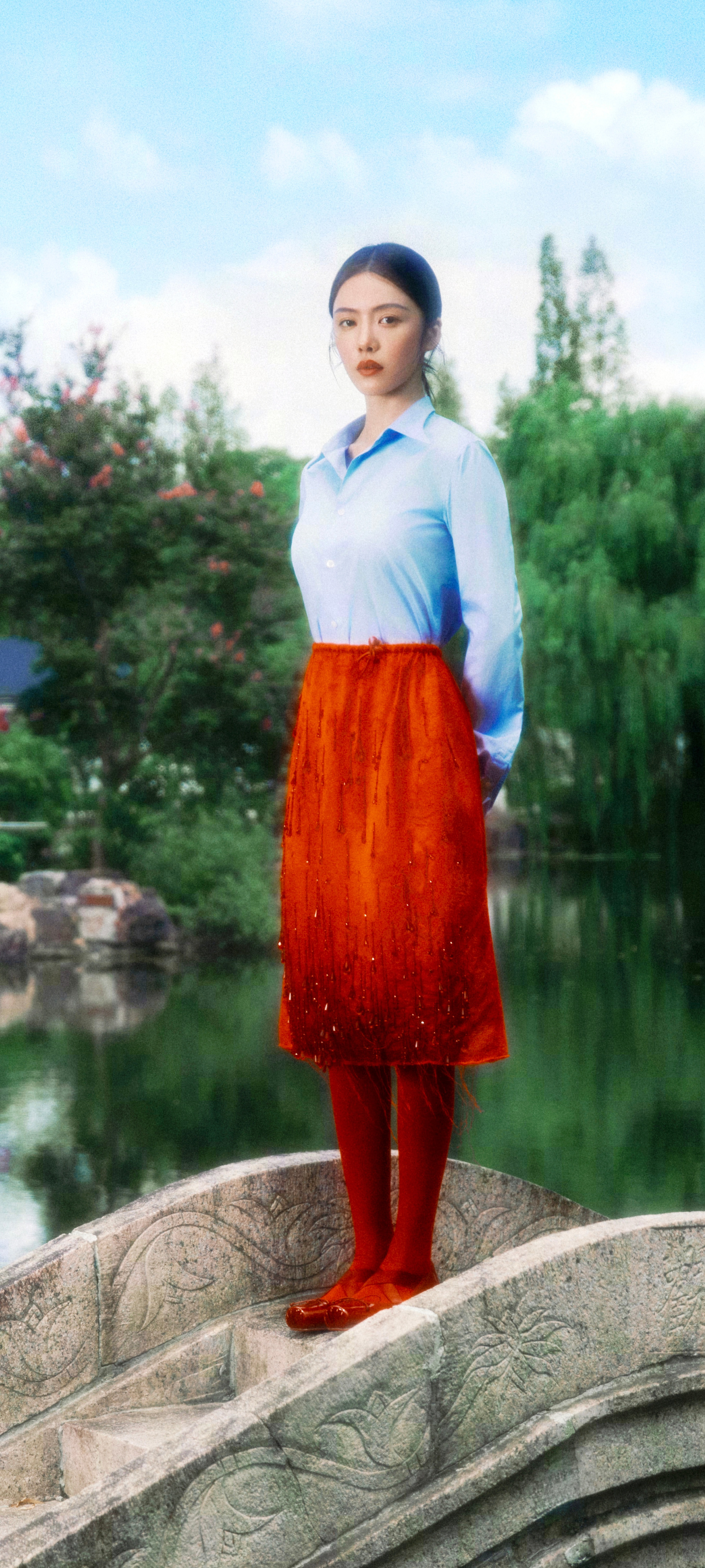 蔡文静时尚芭莎·中国十二美人💚🤍❤️💙​​​