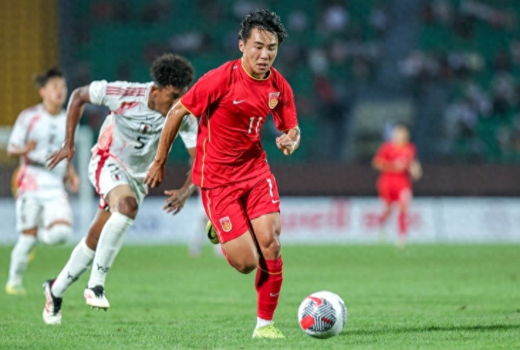 U17亚洲杯预选赛A组第二轮，中国U17在上半场未结束时便取得了5-0的大比分领