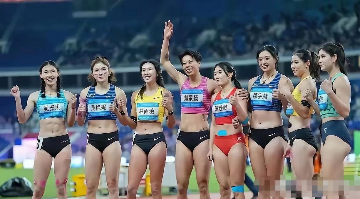 别的不说，论颜值，吴燕妮在体育圈冠绝群芳的存在。提到吴燕妮，她往往给人的感觉