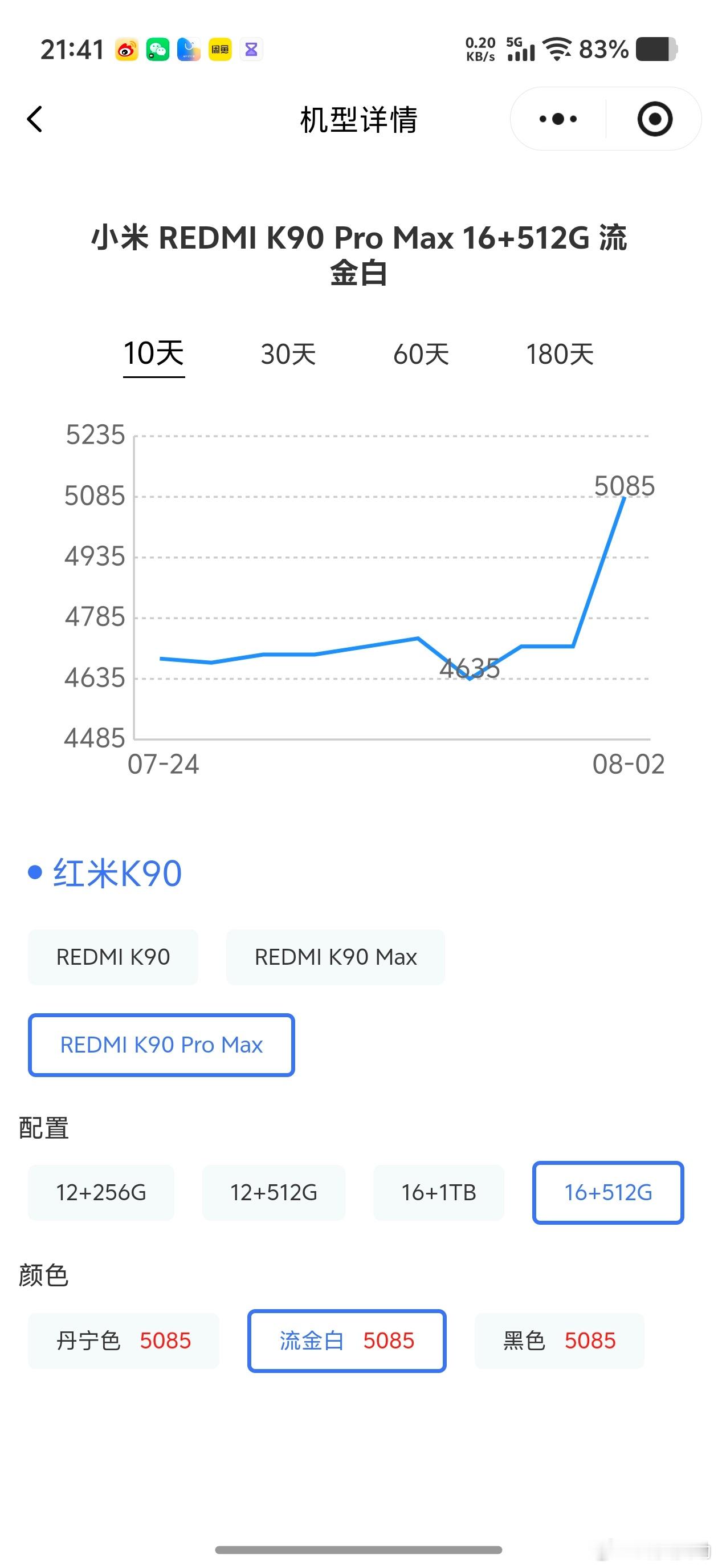 618的时候有人3600买了一批16+512的红米K90promax，如果现在才