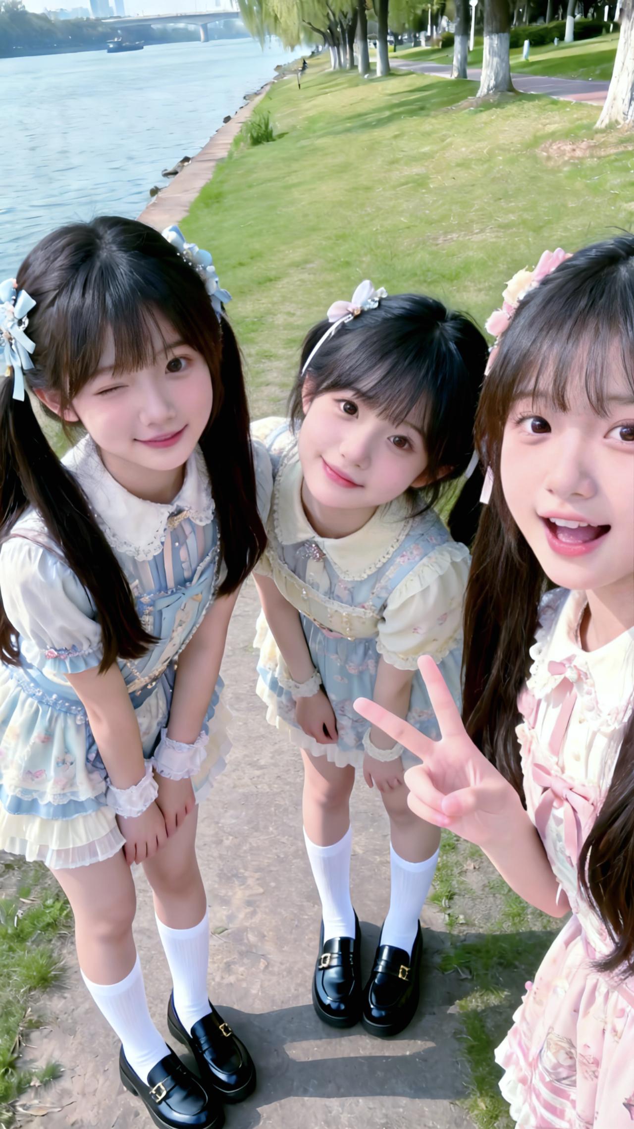 美女清纯甜美洛丽塔lolita甜系女孩甜妹