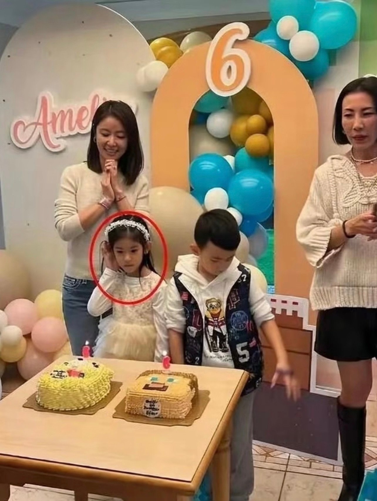 林心如和霍建华的女儿，这基因真的是顶配啊