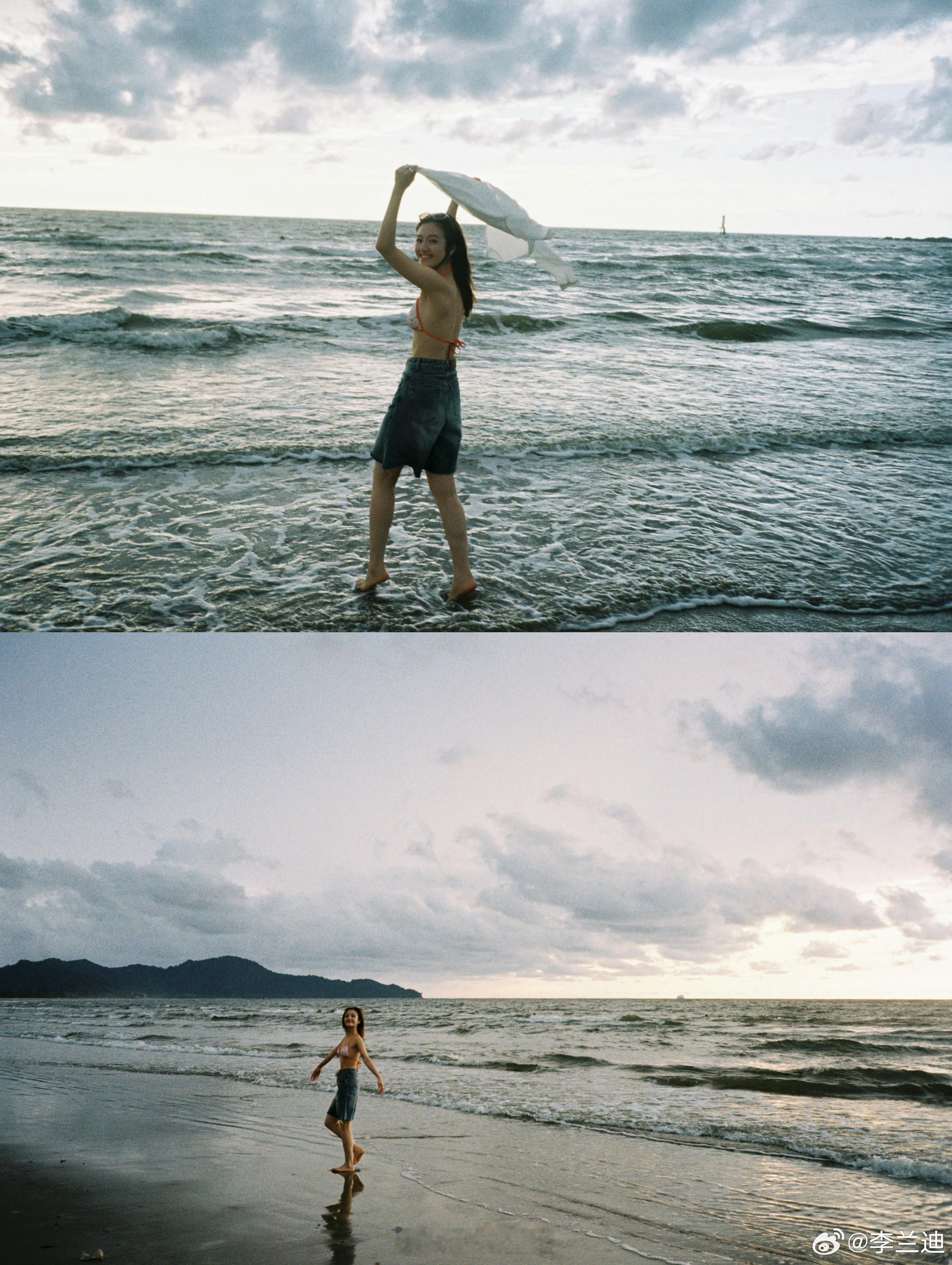 李兰迪比基尼好喜欢李兰迪身上明媚自信的美，好身材就是要大大方方秀出来。​​​