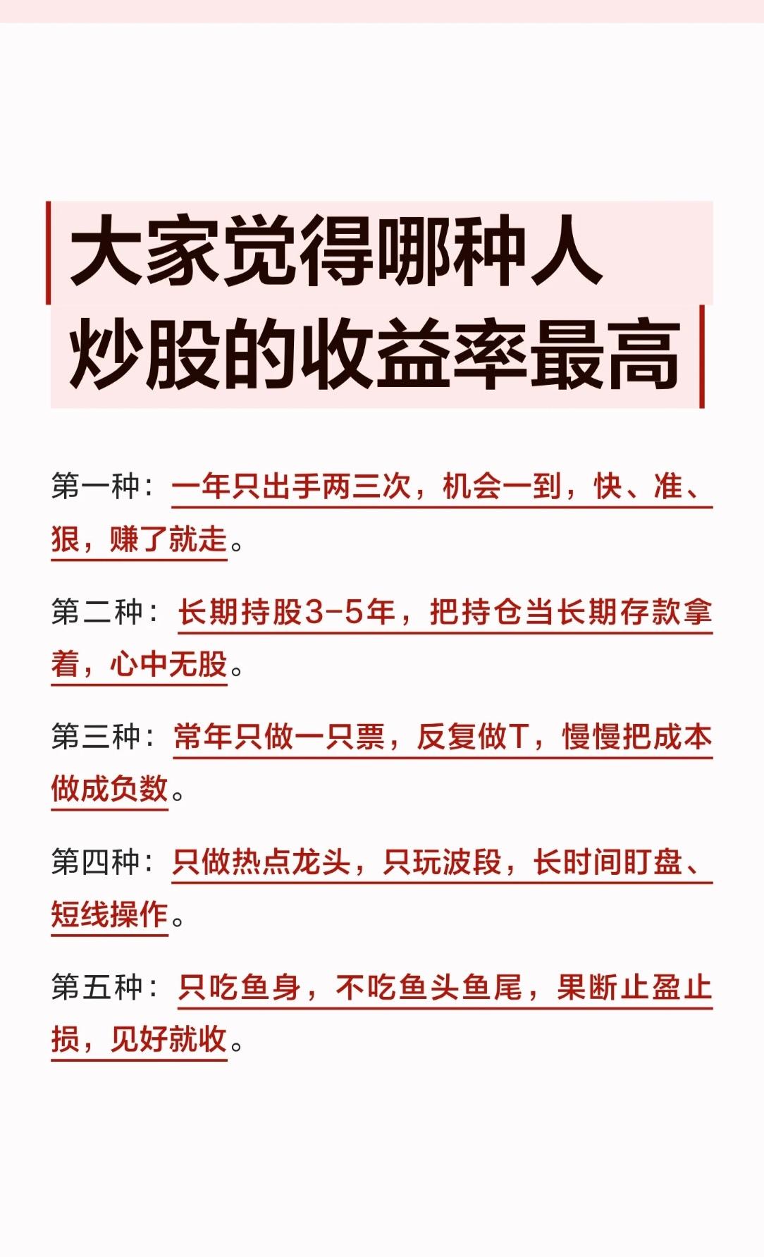 【炒股高手画像大揭秘！哪种人收益率最高？你属于哪一种？】📈股市江湖，有人