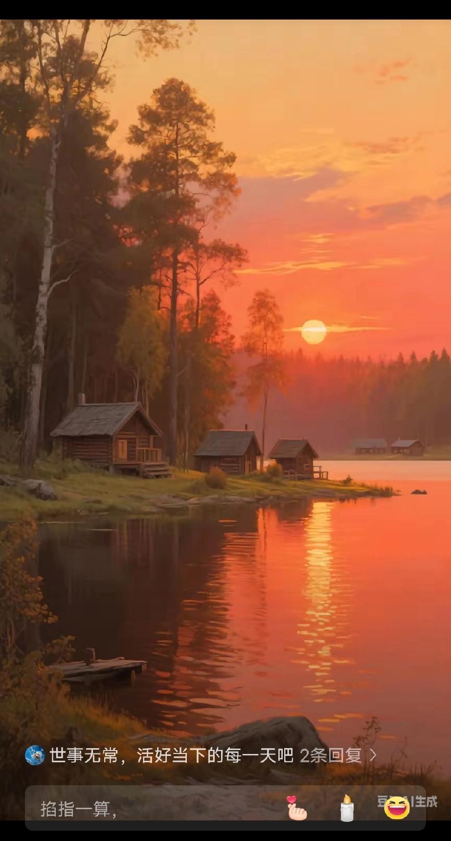 明天和意外不知道哪个先来，还有啥可纠结的，好好活着吧。同事二姨69岁，身体