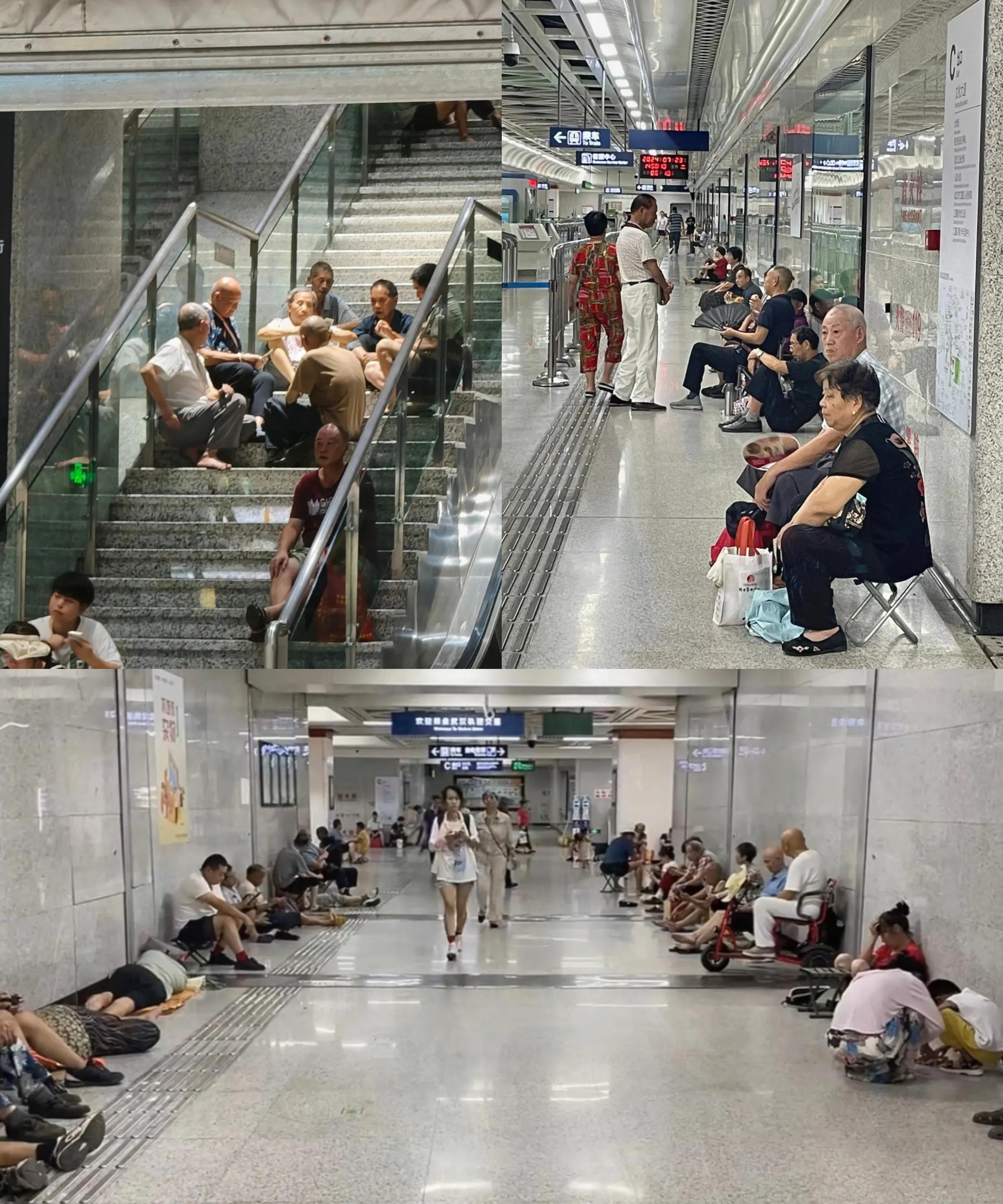 终于有新闻回应“地铁站蹭空调”事件了！有人觉得这样的行为丢人可恰恰是这种行为
