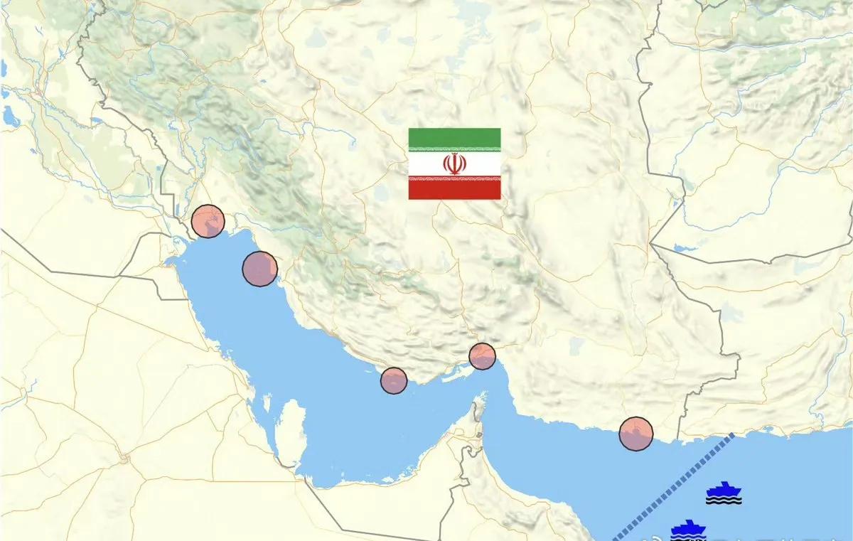 目前，美国的15艘军舰已经封锁了伊朗的5个主要港口。很多人觉得伊朗面对美国港