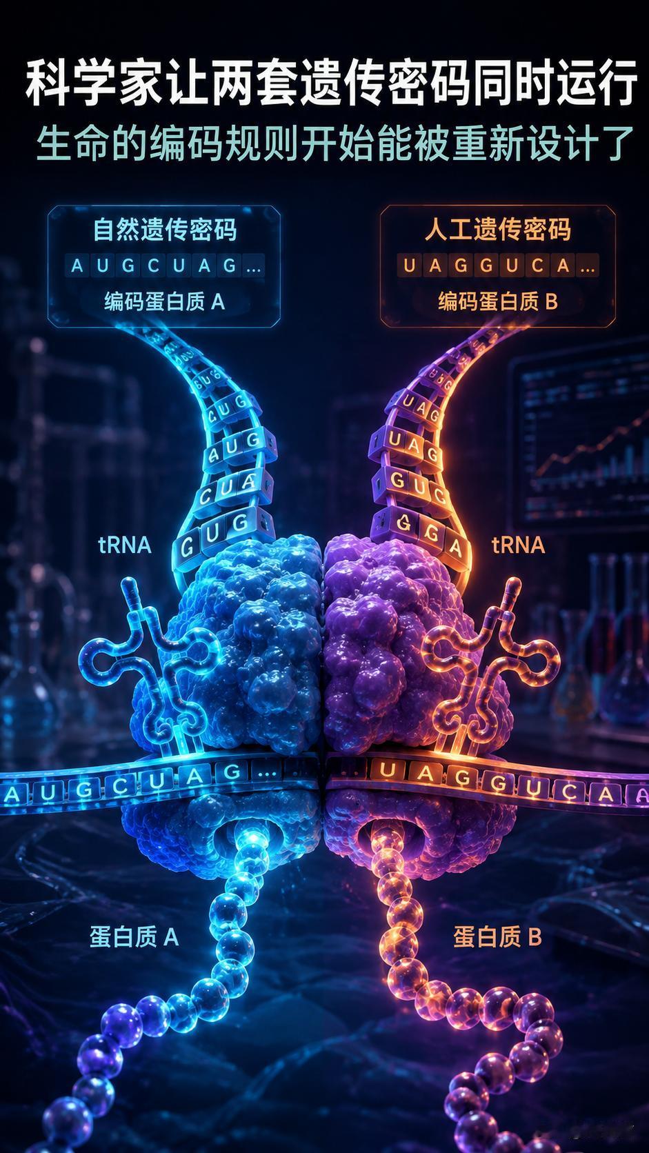 科学家让两套遗传密码并行，生命的底层规则，正在被重新设计8月26日，哈佛医学