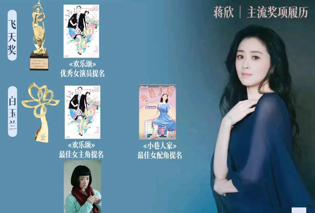不服不行！蒋欣这次只提名了白玉兰最佳女配角并非不够漂亮，也不是她身材变壮了，
