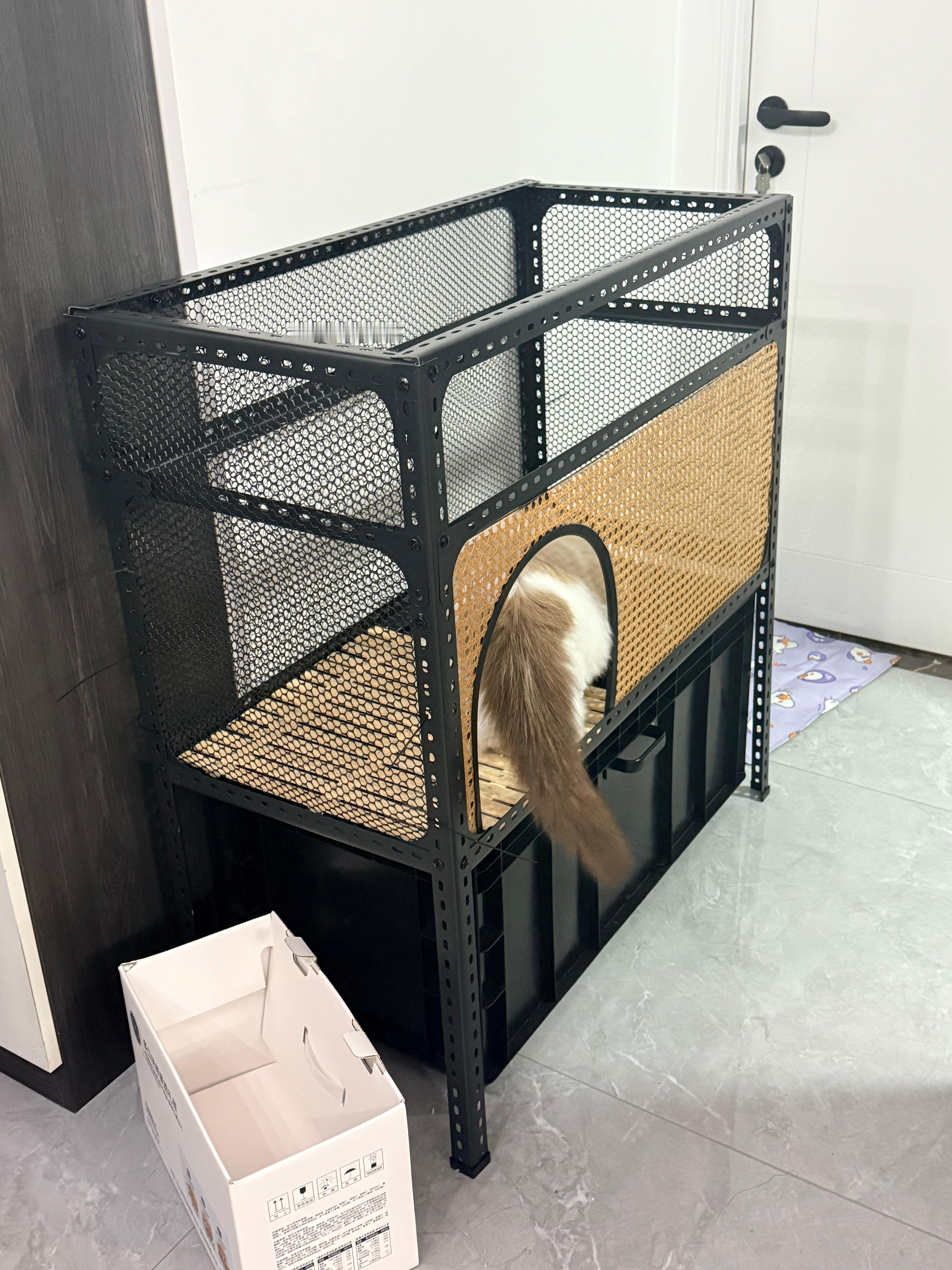 某音学的。手搓猫砂盆。已经完60%