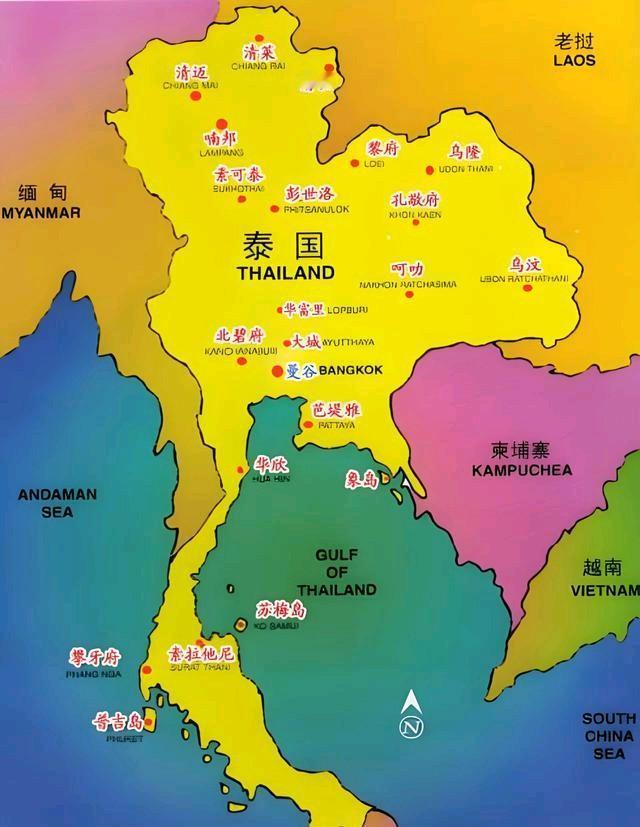 泰国和柬埔寨，同样是君主制国家，但是有特别大的区别。泰国如同走马灯，总理是三天