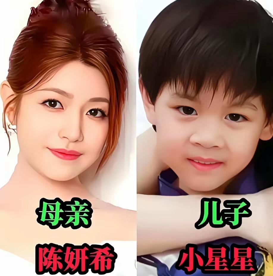 明明都是亲生的怎么看着不太像啊小星二代似乎都没有遗传妈妈这些女明星的颜值绝