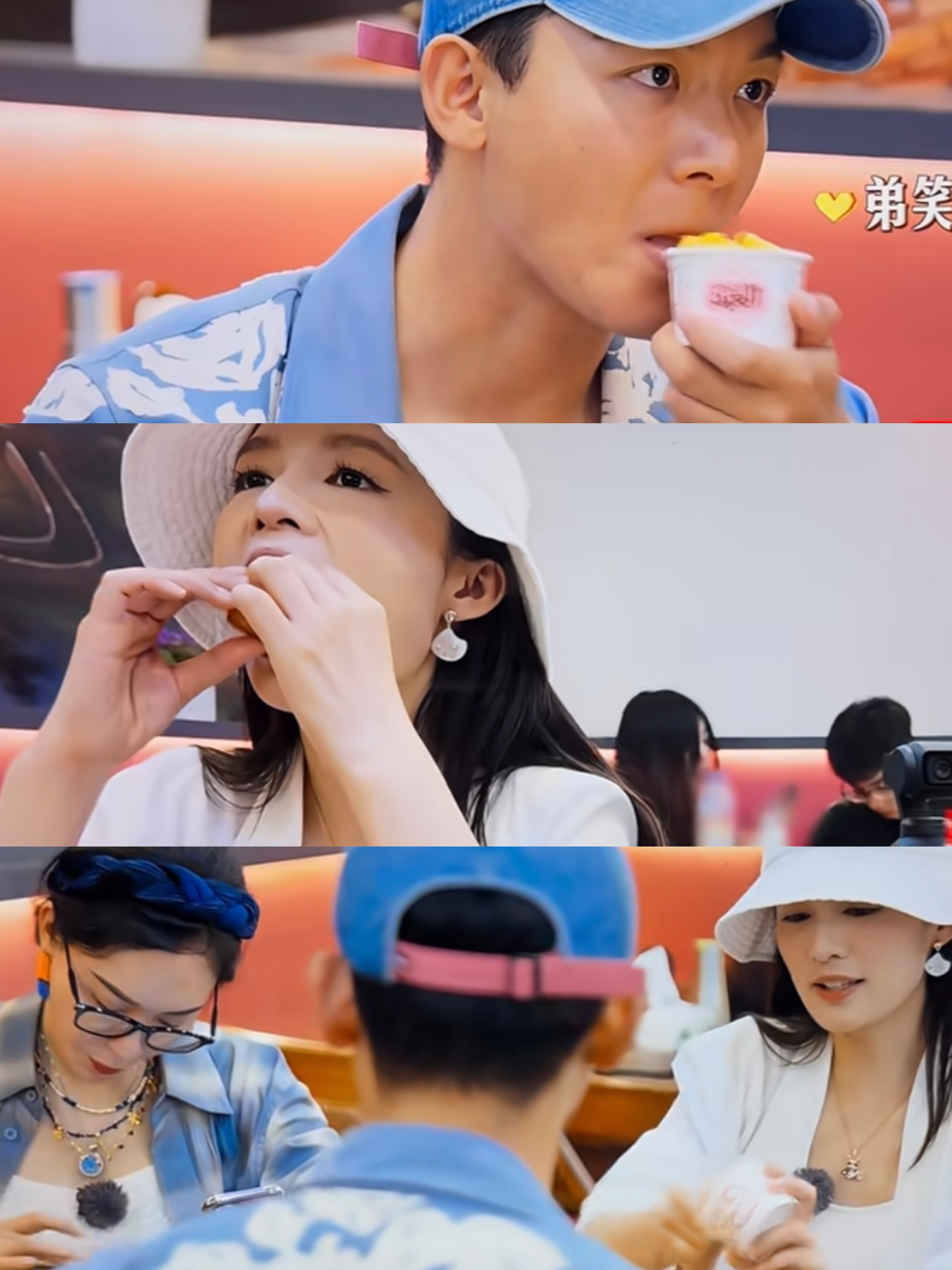 看花儿与少年综艺，李沁说：“我今天不太方便吃冰淇淋，可以分你一大半吗”？张晚意乖乖的说：“可以”，然