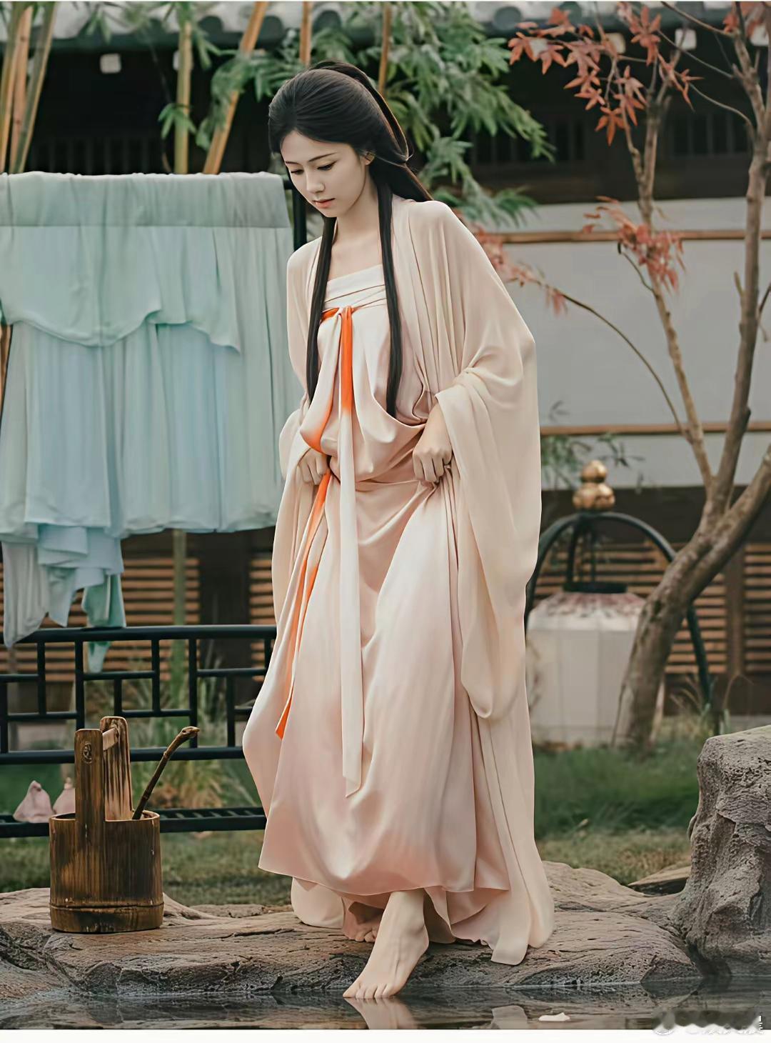 白鹿的脚丫也太小了吧，精致纤细好抢镜✨