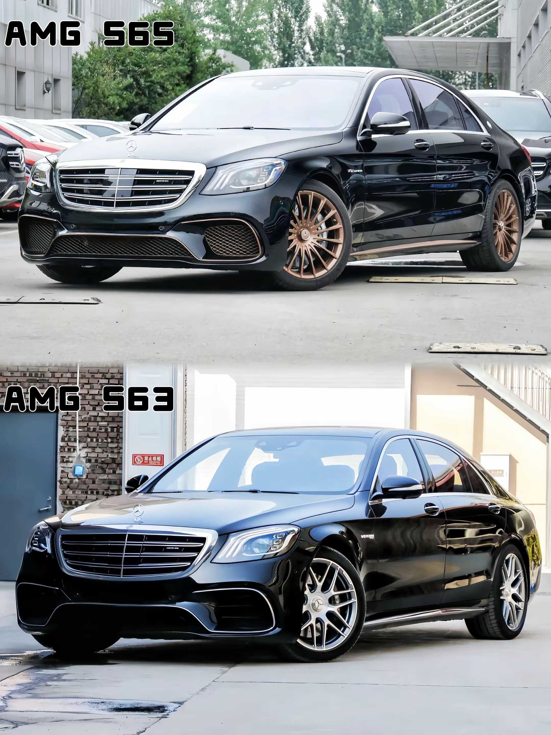 豪车超跑上一代的S65和S63。一个12缸一个8缸，对比现款的S63