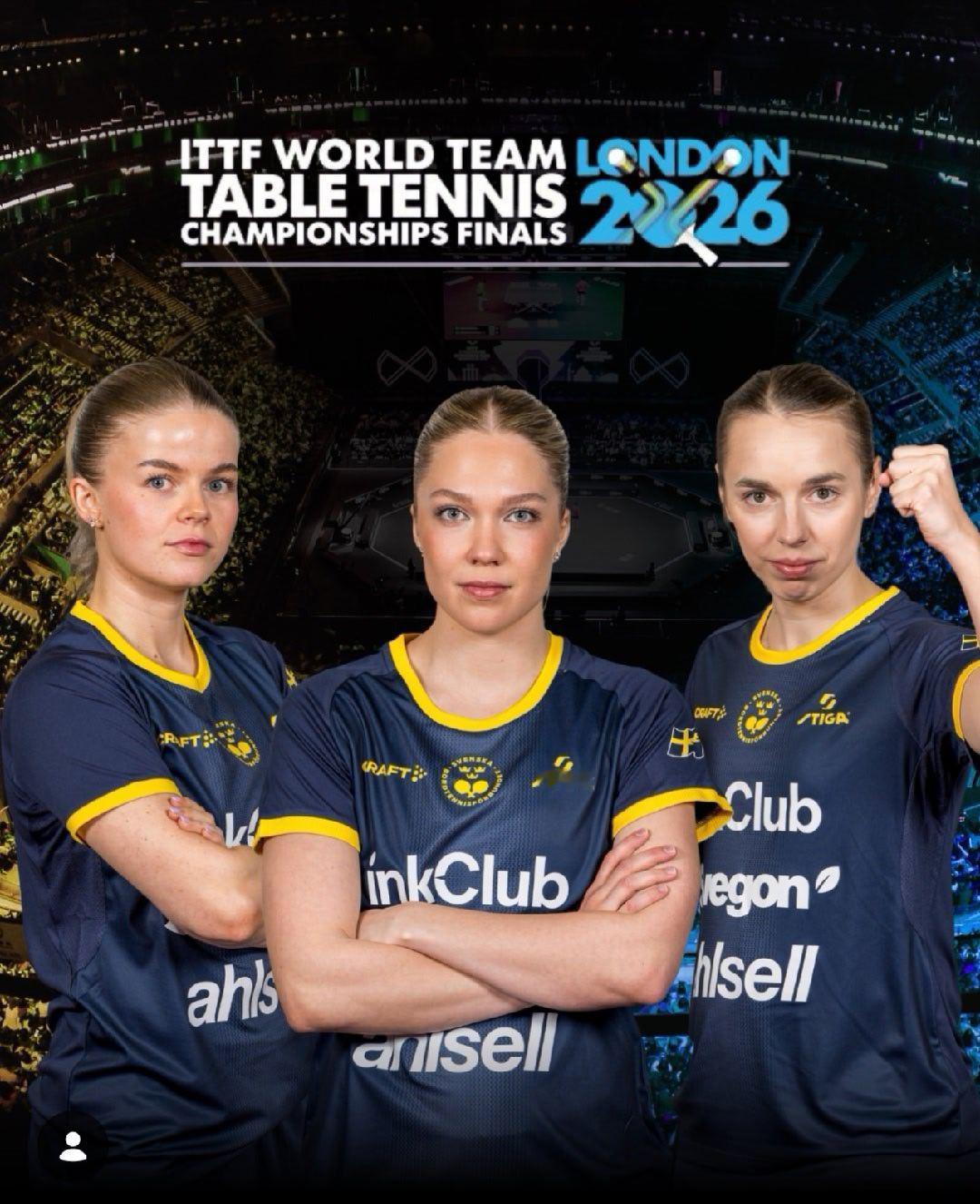 之前的取取关关热闹后，瑞典乒协的伦敦世乒赛名单出来了男团：特鲁尔斯·莫雷高德、安