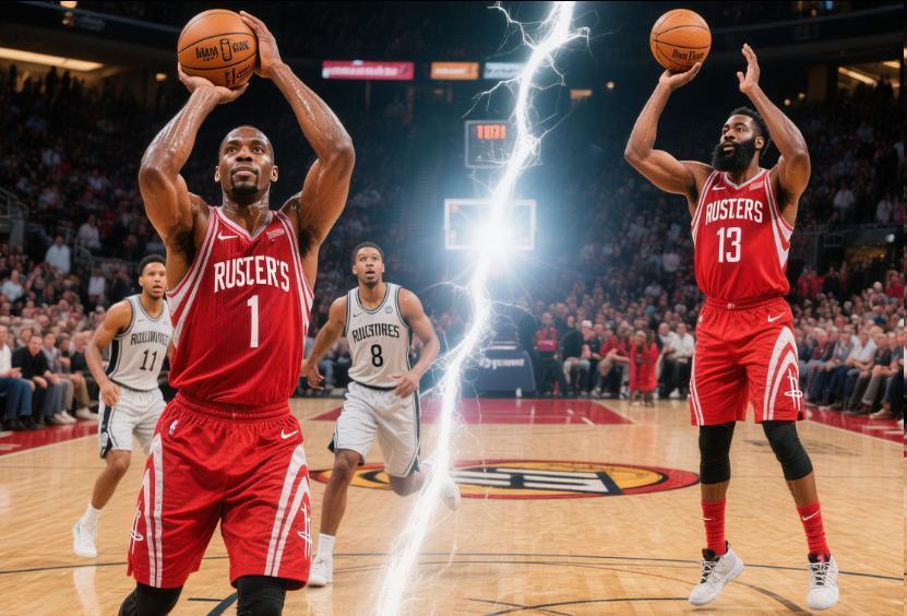 哈登差点秒杀麦迪！19秒9分，哈登差点19秒12分！如果真的命中了绝平三分，哈登