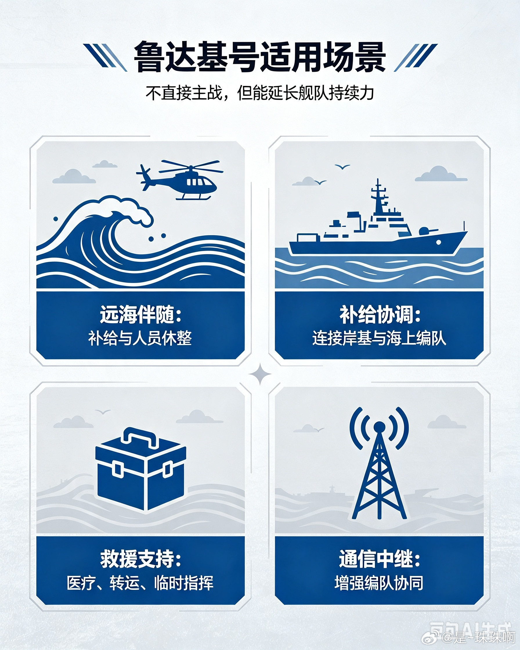 沙希德·鲁达基号是伊朗革命卫队基于民用滚装货轮改造的海上浮动基地，2020年正式服役。舰长150米，