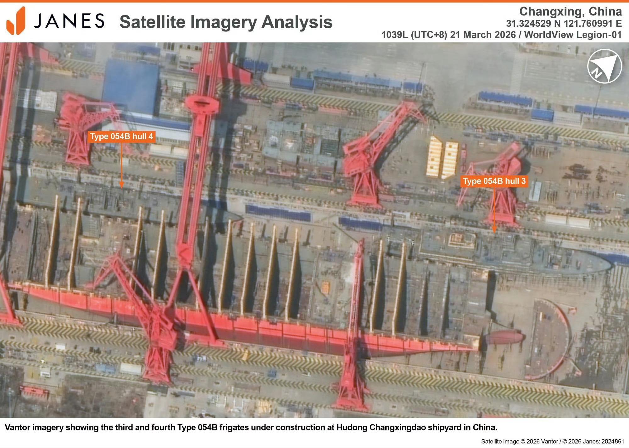 第三、四艘054B正在同坞内建造，估计年内就能下水了。烽火问鼎计划