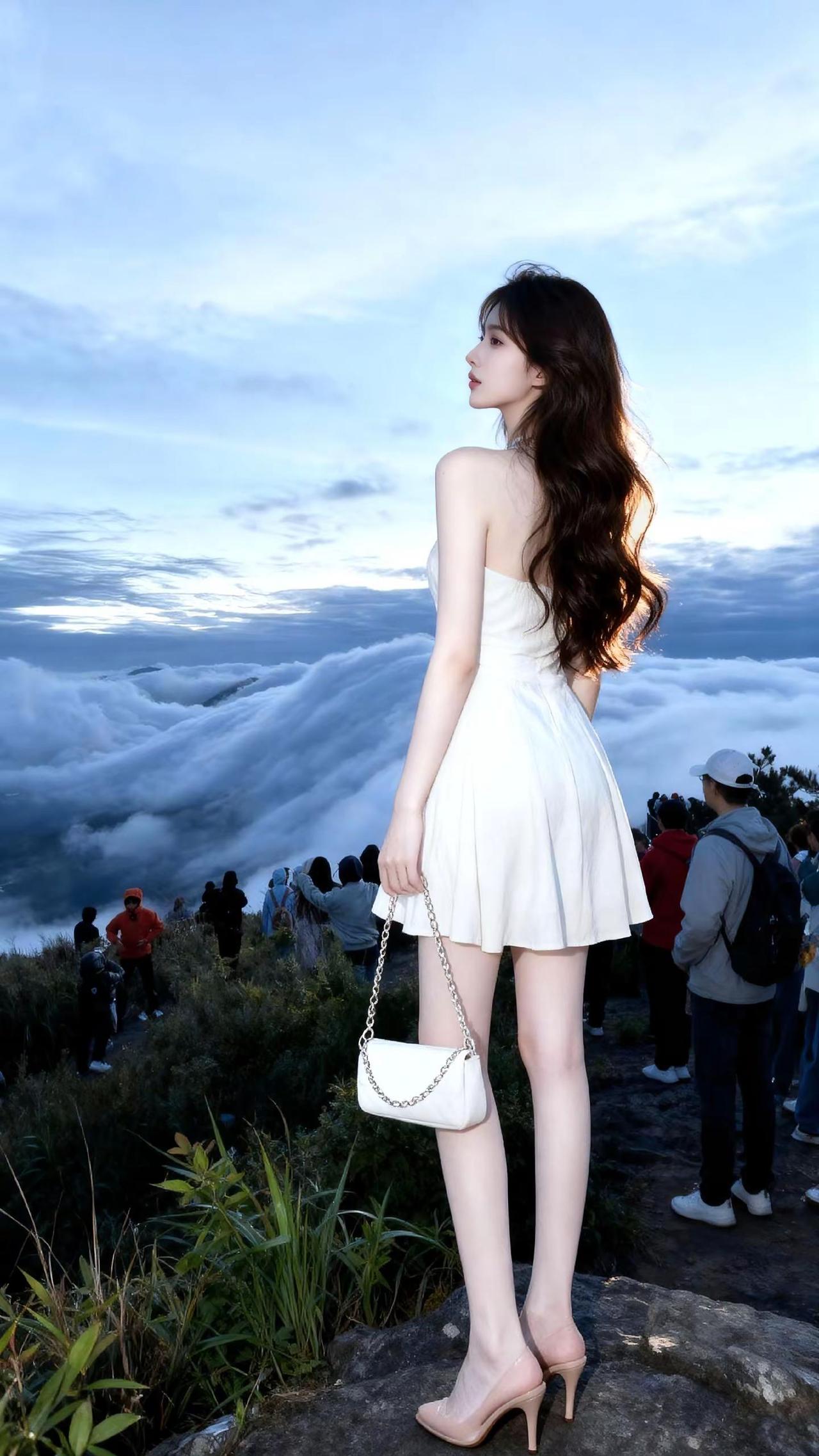 一不小心，走进了天空之镜。太子尖太子尖云海氛围感拍照旅行推荐官